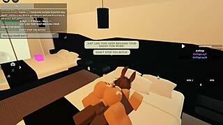 This wild whore got blacked deep in a Roblox fantasy scene
