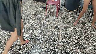 Morena and indigenous friend share toys on new year’s eve