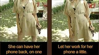 Public scandal for hot milf journalist