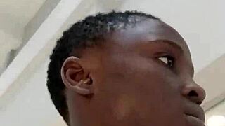 Man, that Nigerian chick ended up touching herself in West Hills Mall bathroom! 😳