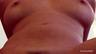 Cute Interracial Couple Sucks, Licks, and Fucks Wildly in Kitchen