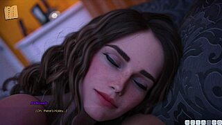 Lust Academy 407 with curvy cute outfit action