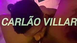 novinha cums hard from pussy tongue while riding big cock