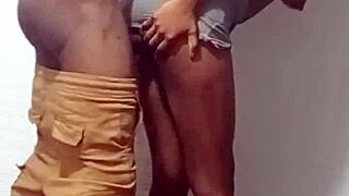 Rough and fast sex with a submissive little sister