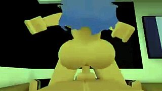 Roblox girl caught and fucked hard by sneaky intruder in wild scene