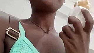 Man, that Nigerian chick ended up touching herself in West Hills Mall bathroom! 😳