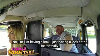 Sexy tattooed hunk gets blown by fake taxi driver