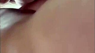 Beautiful woman with a nice ass gives a great blow job to a man with a big dick