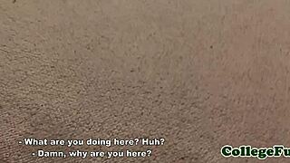 Euro Assfucked in Dorm Threesome