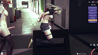 Asian cutie gets naughty and shows her skills