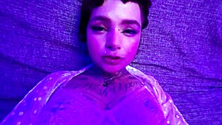 Cute Alt Teen Bangs Lucky Guy Until Her Mouth Overflows with Cum