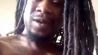 Jacking Huge Dick After Vibing to Drill Music with Muscular Bodybuilder in Studio