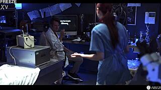 Bold beauties in science lab humiliation