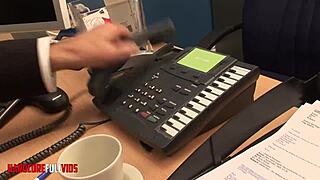 couple in lingerie get hard fucked during interviews