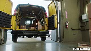 Milfy Sienna Rae says, I'm BBC-crazy in airtight office debut!