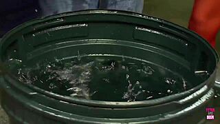 Two European Ladies Engage in a Group Activity with a Lucky Guy