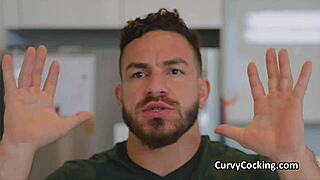 Big Juicy Titty Teen Sucks and Rides Yogi’s Massive Cock After Workout