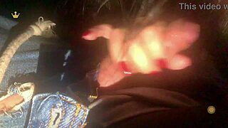 giving a nice blowjob to my husband in the cinema