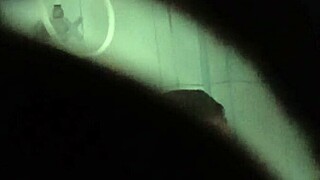 spying on sister taking a steamy shower unnoticed