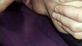 Mature wife in stockings gets assfucked pov style at home. Her ass trembles during anal.