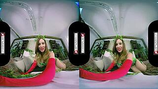 Vrcosplayx Com Fuck Infamous Dani Jensen As Poison Ivy Riding Monster Cock