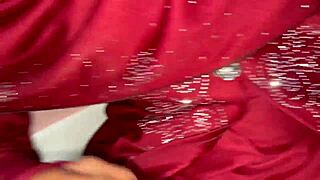 Late-night massage with tall brunette in cosplay gets wild