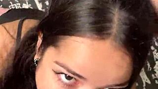 Damn! Cute Submissive Girlfriend Gives Deep Sloppy Blowjob To Big Dick With Brazilian Flair.