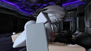 my slutty friend begged for a hard fuck, ended with creampie on roblox.