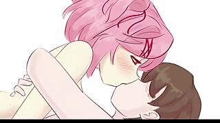 Natsuki enjoys a passionate and intense cowgirl ride and creampie