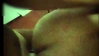An amateur couple's kinky sex scene in reverse cowgirl position