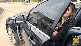 Georgia, the naughty French brunette, craves strapon in sexy lingerie