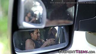 Tied Up Teen Gets Pussy Railed In Rough BDSM Bondage