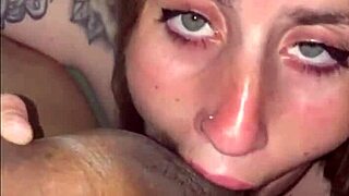 Green-eyed amateur's thong and panty fetish