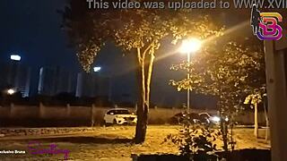 Puta Gostosa Sucks Huge Black Cock and Fucks Hard Outdoors