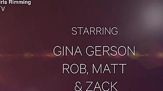 i-i got rimjob from gina gerson in group anal