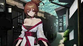 Half-demon ninja's street blowjob adventure