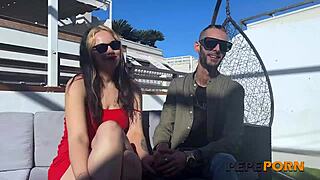 Couple Fantasies Red Diamond Receives Rough Double Cock Portion