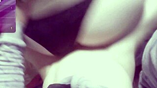 Chubby girl gets anal sex on webcam and swallows cum