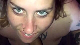 Green-eyed amateur's thong and panty fetish
