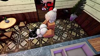 wife makes me a meal so i gave her my cock