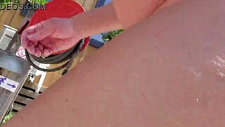 taking a risky naked morning stroll through a public camping site