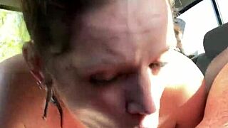 Petite Hooker's Public Pleasure and Begging