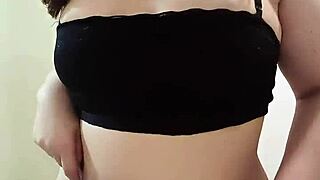 Nicole teases with her curvy fat ass in steamy bathroom solo