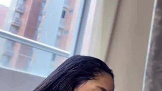 yo, watch how he loves getting that cock massaged by her, nysdel style.