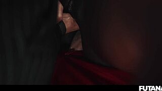 Black Girl Gets Double Penetration from Big Dick Futa Girls in Wild Trailer