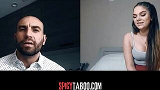 Horny Stepdaughter's Naughty Video Call with Stepdad Sparks Forbidden Desire