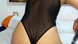 big ass colombian shakes her ass while masturbating and squirting for you
