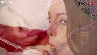 young woman spreads her tight pussy for solo play