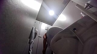 Hospital bathroom girl's solo session