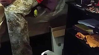 My stepmom acting like she aint looking at the dick